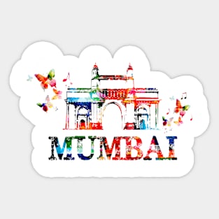 I Love Mumbai, Bollywood Tees, Desi Tees Sticker